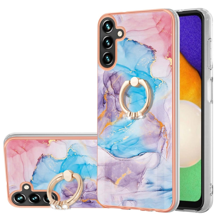 邊框A款IMD圖案TPU手機殼帶指環, For Samsung Galaxy A55 5G, For Samsung Galaxy A35 5G, For Samsung Galaxy A15 5G, For Samsung Galaxy A05, For Samsung Galaxy A05s, For Samsung Galaxy A25 5G, For Samsung Galaxy S23 FE 5G, For Samsung Galaxy A24 4G