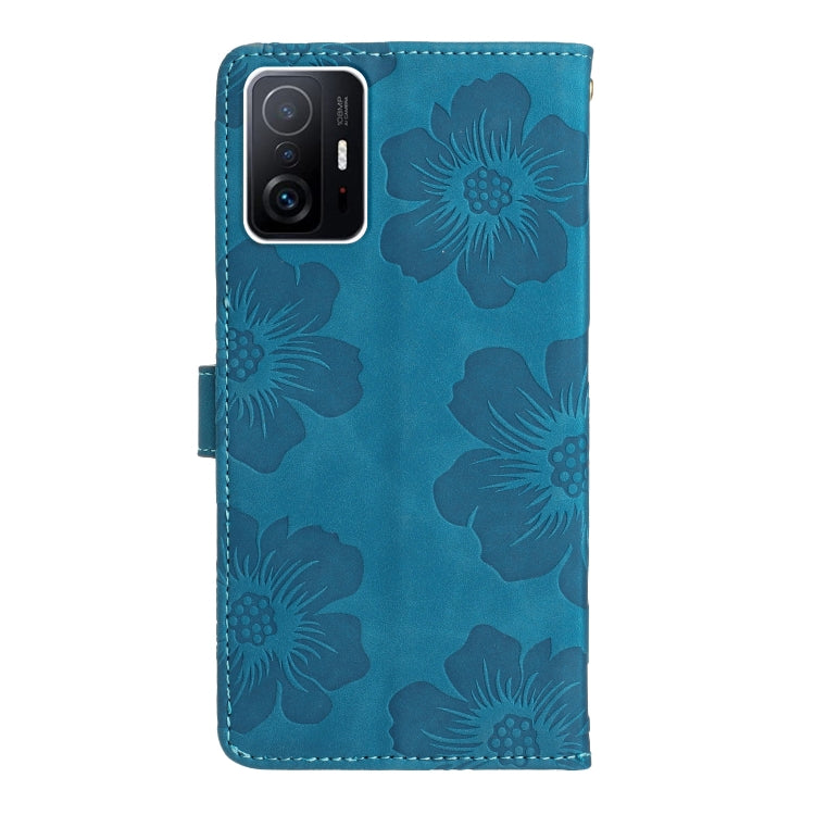 花朵壓花圖案手機皮套, For Xiaomi 11T / 11T Pro, For Xiaomi Redmi 13C 4G, For Xiaomi 12 Lite, For Xiaomi 13T, For Xiaomi 12 Pro, For Xiaomi 12T  / 12T Pro, For Xiaomi 13, For Xiaomi 13 Pro, For Xiaomi Mi 11 Lite