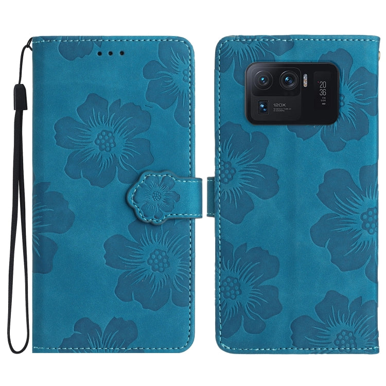 花朵壓花圖案手機皮套, For Xiaomi Mi 11 Pro, For Xiaomi Mi 11 Ultra, For Xiaomi Redmi 9, For Xiaomi Redmi 9A, For Xiaomi Redmi 9C, For Xiaomi Redmi 10, For Xiaomi Redmi 10 2022, For Xiaomi Redmi 10C, For Xiaomi Redmi A1