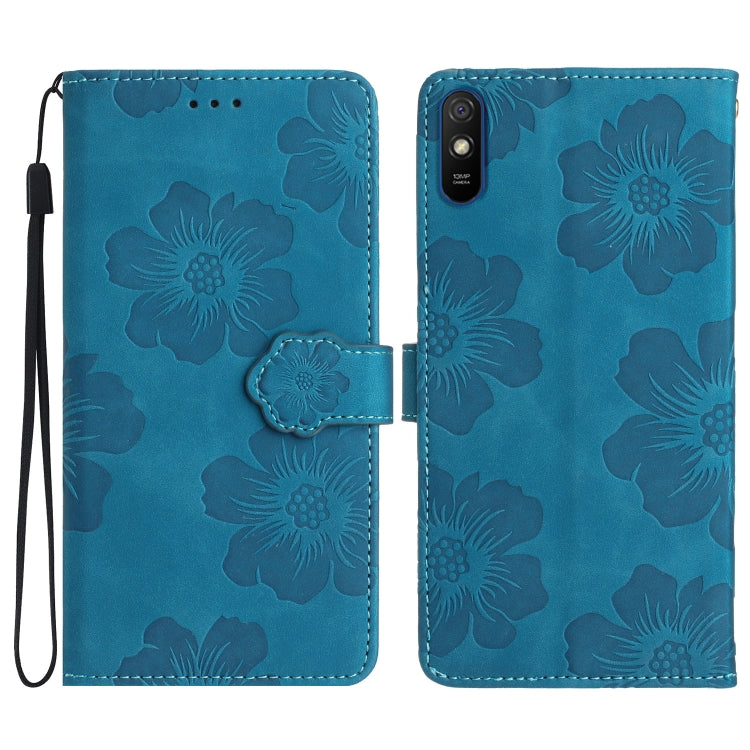 花朵壓花圖案手機皮套, For Xiaomi Mi 11 Pro, For Xiaomi Mi 11 Ultra, For Xiaomi Redmi 9, For Xiaomi Redmi 9A, For Xiaomi Redmi 9C, For Xiaomi Redmi 10, For Xiaomi Redmi 10 2022, For Xiaomi Redmi 10C, For Xiaomi Redmi A1