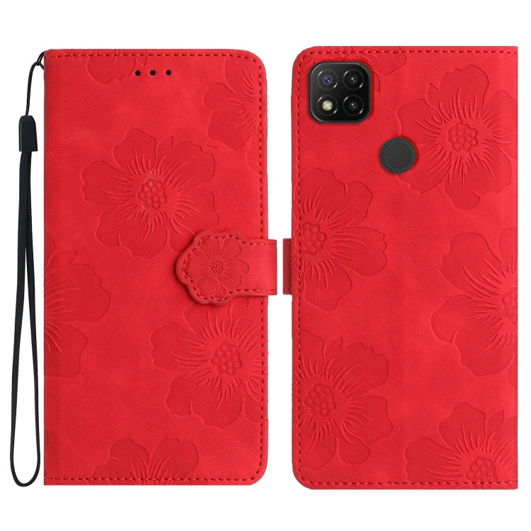 花朵壓花圖案手機皮套, For Xiaomi Mi 11 Pro, For Xiaomi Mi 11 Ultra, For Xiaomi Redmi 9, For Xiaomi Redmi 9A, For Xiaomi Redmi 9C, For Xiaomi Redmi 10, For Xiaomi Redmi 10 2022, For Xiaomi Redmi 10C, For Xiaomi Redmi A1