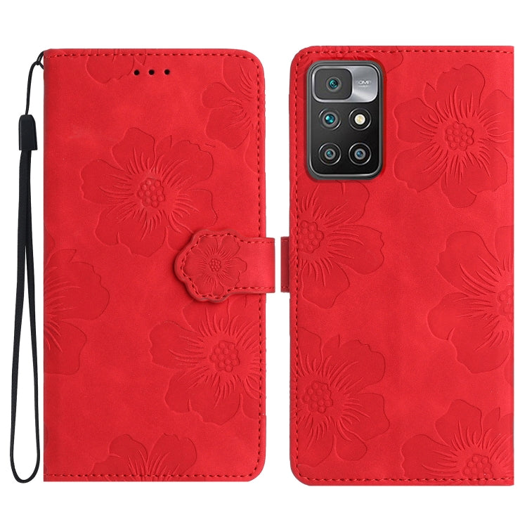 花朵壓花圖案手機皮套, For Xiaomi Mi 11 Pro, For Xiaomi Mi 11 Ultra, For Xiaomi Redmi 9, For Xiaomi Redmi 9A, For Xiaomi Redmi 9C, For Xiaomi Redmi 10, For Xiaomi Redmi 10 2022, For Xiaomi Redmi 10C, For Xiaomi Redmi A1