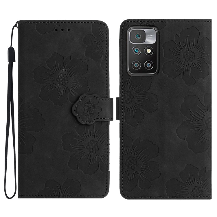 花朵壓花圖案手機皮套, For Xiaomi Mi 11 Pro, For Xiaomi Mi 11 Ultra, For Xiaomi Redmi 9, For Xiaomi Redmi 9A, For Xiaomi Redmi 9C, For Xiaomi Redmi 10, For Xiaomi Redmi 10 2022, For Xiaomi Redmi 10C, For Xiaomi Redmi A1