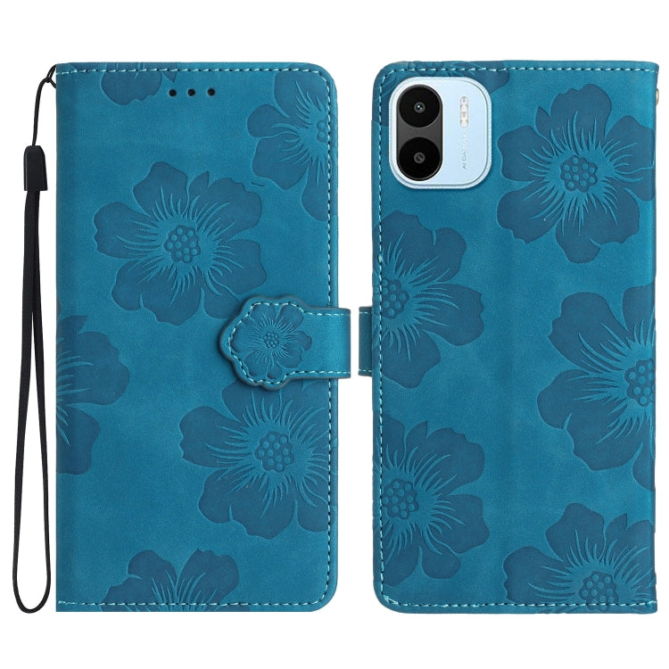 花朵壓花圖案手機皮套, For Xiaomi Mi 11 Pro, For Xiaomi Mi 11 Ultra, For Xiaomi Redmi 9, For Xiaomi Redmi 9A, For Xiaomi Redmi 9C, For Xiaomi Redmi 10, For Xiaomi Redmi 10 2022, For Xiaomi Redmi 10C, For Xiaomi Redmi A1