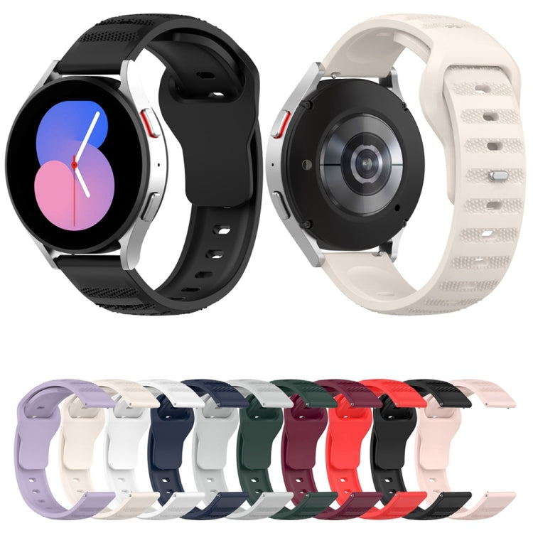 通用點點紋硅膠替換錶帶, 20mm, 22mm