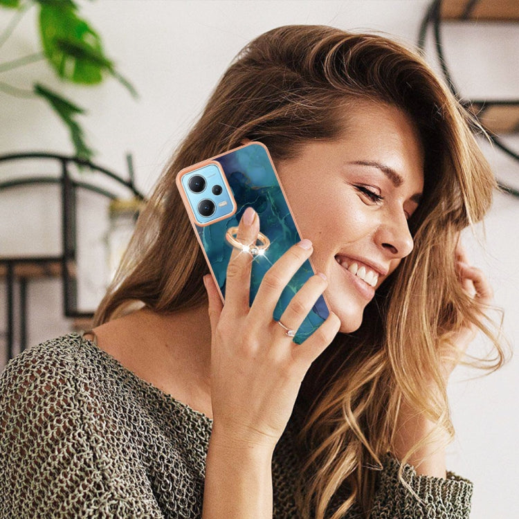 IMD電鍍大理石邊框C款TPU手機殼帶指環, For Xiaomi Redmi Note 12 5G Global/Poco X5 5G, For Xiaomi Redmi 12C/11A 4G Global, For Xiaomi 13 Lite 5G, For Xiaomi Redmi Note 12 Pro Speed, For Xiaomi Redmi 10C, For Xiaomi Mi 11 Lite