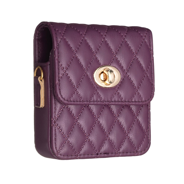 BFB03款小香風菱形格手機皮套, For OPPO Find N2 Flip