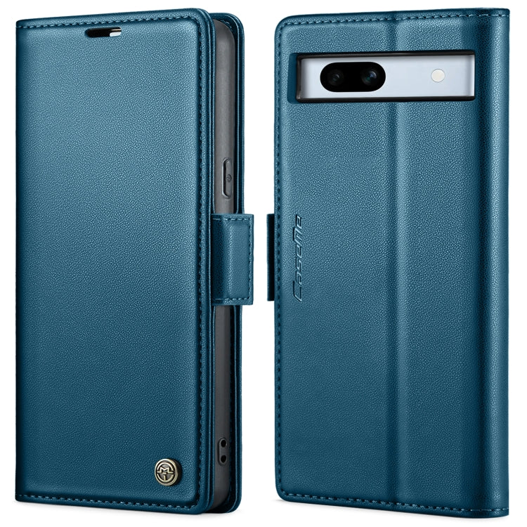 CaseMe 023系列蝴蝶扣荔枝紋防盜刷手機皮套, For Google Pixel 10 Pro XL / 9 Pro XL, For Google Pixel 10 / 10 Pro / 9, For Google Pixel 8a, For Google Pixel 8 Pro, For Google Pixel 8, For Google Pixel 7a