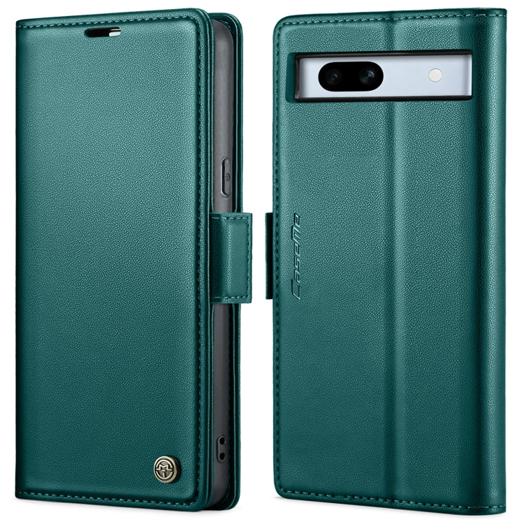 CaseMe 023系列蝴蝶扣荔枝紋防盜刷手機皮套, For Google Pixel 10 Pro XL / 9 Pro XL, For Google Pixel 10 / 10 Pro / 9, For Google Pixel 8a, For Google Pixel 8 Pro, For Google Pixel 8, For Google Pixel 7a