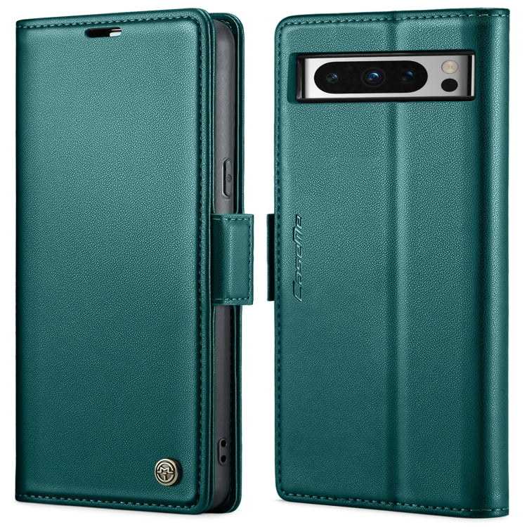 CaseMe 023系列蝴蝶扣荔枝紋防盜刷手機皮套, For Google Pixel 10 Pro XL / 9 Pro XL, For Google Pixel 10 / 10 Pro / 9, For Google Pixel 8a, For Google Pixel 8 Pro, For Google Pixel 8, For Google Pixel 7a