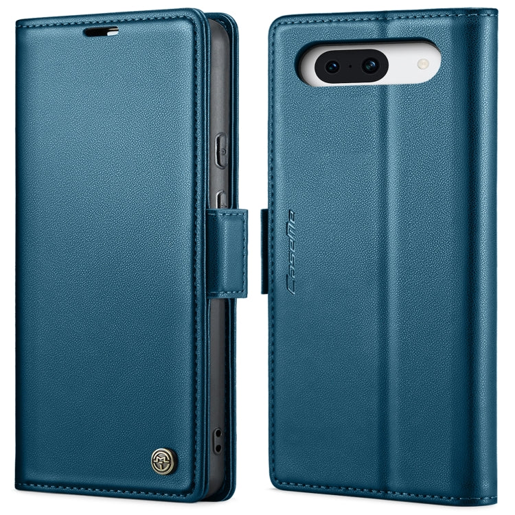CaseMe 023系列蝴蝶扣荔枝紋防盜刷手機皮套, For Google Pixel 10 Pro XL / 9 Pro XL, For Google Pixel 10 / 10 Pro / 9, For Google Pixel 8a, For Google Pixel 8 Pro, For Google Pixel 8, For Google Pixel 7a