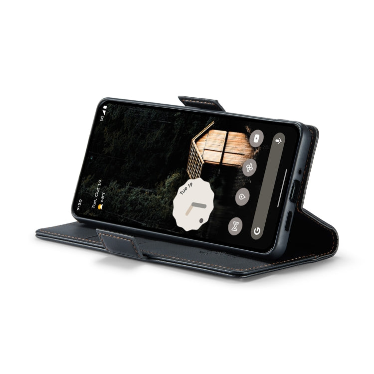 CaseMe 023系列蝴蝶扣荔枝紋防盜刷手機皮套, For Google Pixel 10 Pro XL / 9 Pro XL, For Google Pixel 10 / 10 Pro / 9, For Google Pixel 8a, For Google Pixel 8 Pro, For Google Pixel 8, For Google Pixel 7a