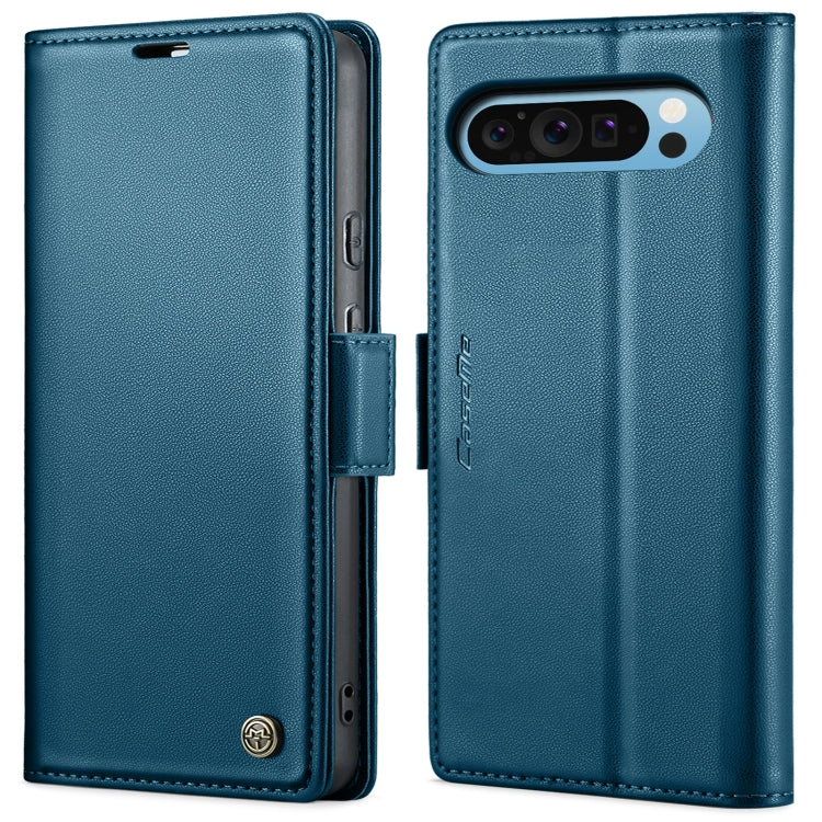 CaseMe 023系列蝴蝶扣荔枝紋防盜刷手機皮套, For Google Pixel 10 Pro XL / 9 Pro XL, For Google Pixel 10 / 10 Pro / 9, For Google Pixel 8a, For Google Pixel 8 Pro, For Google Pixel 8, For Google Pixel 7a