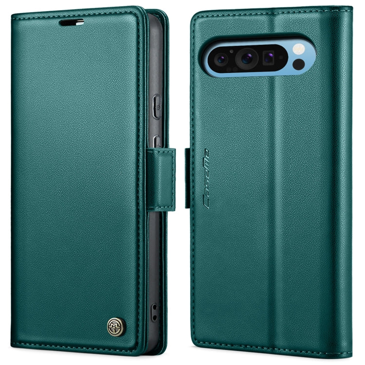 CaseMe 023系列蝴蝶扣荔枝紋防盜刷手機皮套, For Google Pixel 10 Pro XL / 9 Pro XL, For Google Pixel 10 / 10 Pro / 9, For Google Pixel 8a, For Google Pixel 8 Pro, For Google Pixel 8, For Google Pixel 7a