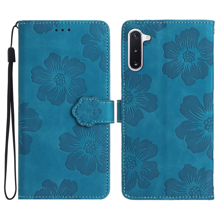 花朵壓花圖案手機皮套, For Samsung Galaxy Note10, For Samsung Galaxy Note10+
