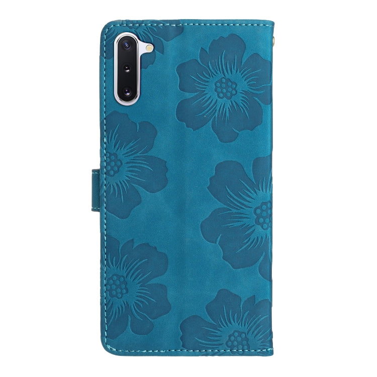 花朵壓花圖案手機皮套, For Samsung Galaxy Note10, For Samsung Galaxy Note10+