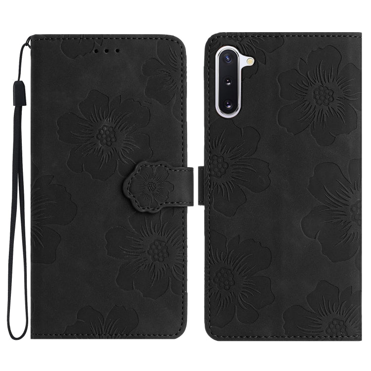 花朵壓花圖案手機皮套, For Samsung Galaxy Note10, For Samsung Galaxy Note10+
