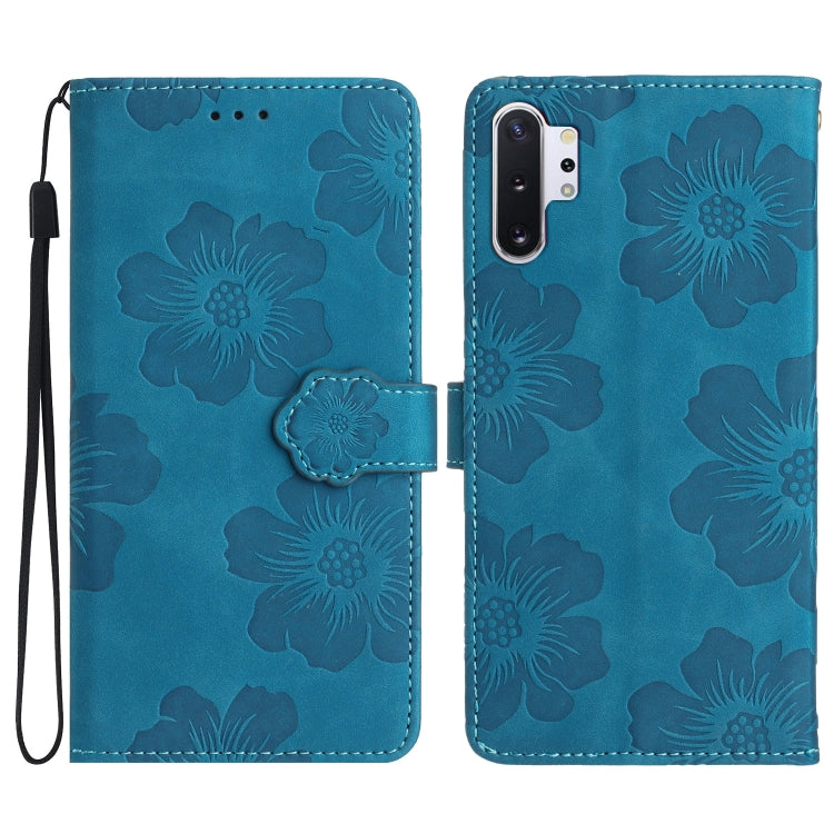 花朵壓花圖案手機皮套, For Samsung Galaxy Note10, For Samsung Galaxy Note10+