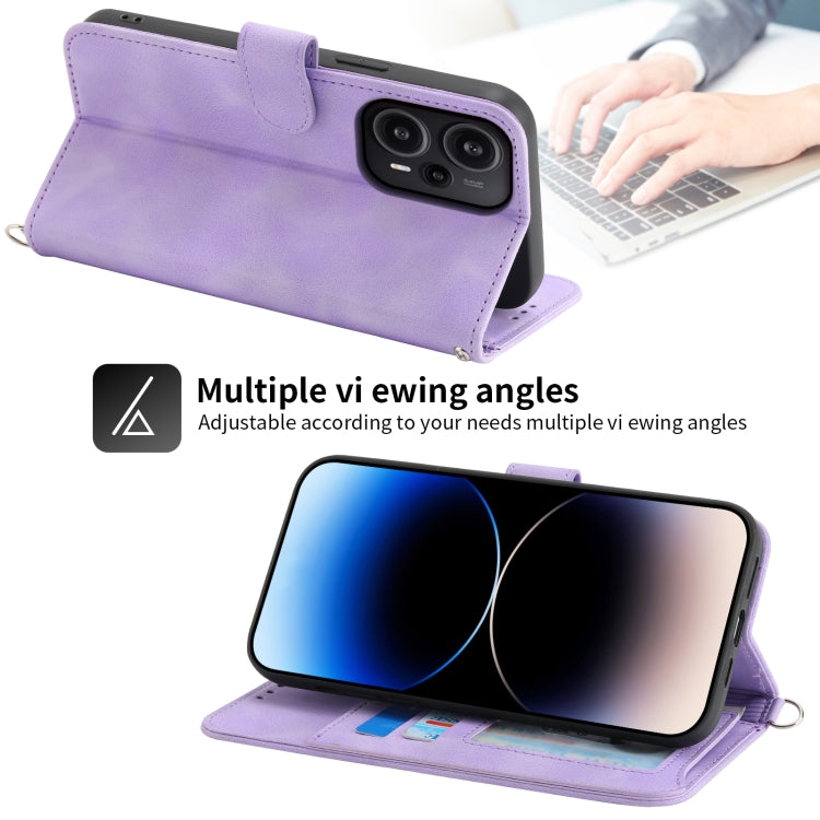 膚感多卡壓花手機皮套, For Xiaomi Redmi Note 12 Turbo 5G/Poco F5, For Xiaomi Redmi Note 12S 4G Global