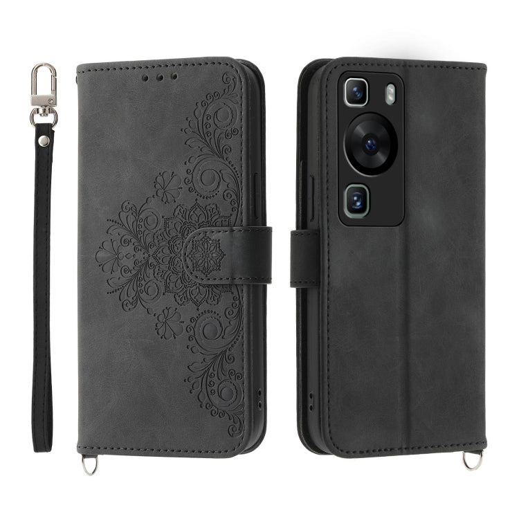 膚感多卡壓花手機皮套, For Huawei Mate 60 Pro, For Huawei nova 11 Pro 4G, For Huawei nova 11, For Huawei P60 / P60 Pro