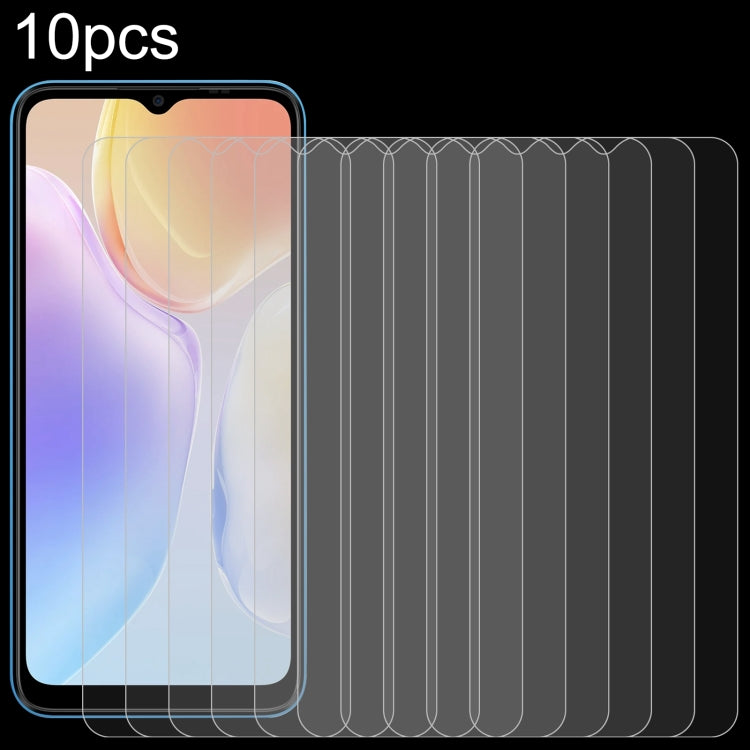 10個一賣 0.26mm 9H 2.5D 半屏鋼化玻璃保護膜, For AGM Note N1, For AGM H6, For AGM H3 (10 PCS)