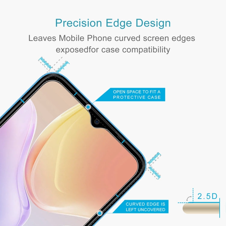 10個一賣 0.26mm 9H 2.5D 半屏鋼化玻璃保護膜, For AGM Note N1, For AGM H6, For AGM H3 (10 PCS)