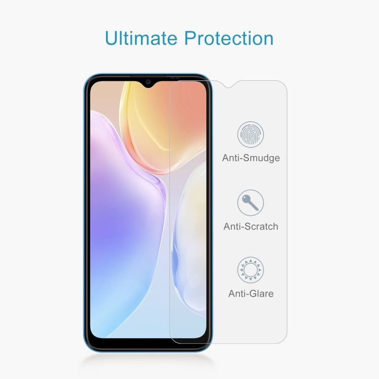 50個一賣 0.26mm 9H 2.5D 半屏鋼化玻璃保護膜, For AGM Note N1, For AGM H6, For AGM H3 (50 PCS)