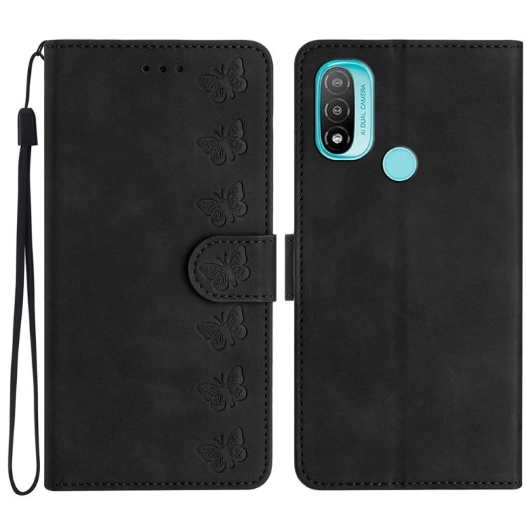 七隻蝴蝶壓花手機皮套, For Motorola Moto E32, For Motorola Moto G52, For Motorola Moto G22, For Motorola Moto E20, For Motorola Moto G31, For Motorola Moto G60, For Motorola Moto G10, For Motorola Moto G50