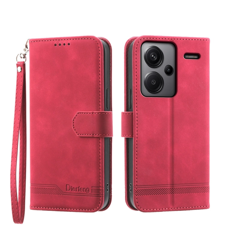 Dierfeng 夢幻線條TPU+PU手機皮套, For Xiaomi Redmi Note 13 Pro+, For Xiaomi Redmi Note 13 Pro 5G, For Xiaomi 13T, For Xiaomi Redmi Note 12 Turbo 5G/Poco F5, For Xiaomi Redmi Note 12S 4G Global, For Xiaomi Poco X6 Pro 5G