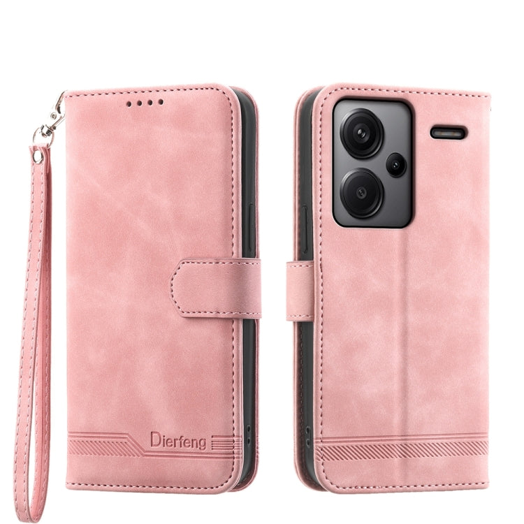 Dierfeng 夢幻線條TPU+PU手機皮套, For Xiaomi Redmi Note 13 Pro+, For Xiaomi Redmi Note 13 Pro 5G, For Xiaomi 13T, For Xiaomi Redmi Note 12 Turbo 5G/Poco F5, For Xiaomi Redmi Note 12S 4G Global, For Xiaomi Poco X6 Pro 5G