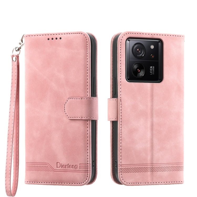 Dierfeng 夢幻線條TPU+PU手機皮套, For Xiaomi Redmi Note 13 Pro+, For Xiaomi Redmi Note 13 Pro 5G, For Xiaomi 13T, For Xiaomi Redmi Note 12 Turbo 5G/Poco F5, For Xiaomi Redmi Note 12S 4G Global, For Xiaomi Poco X6 Pro 5G