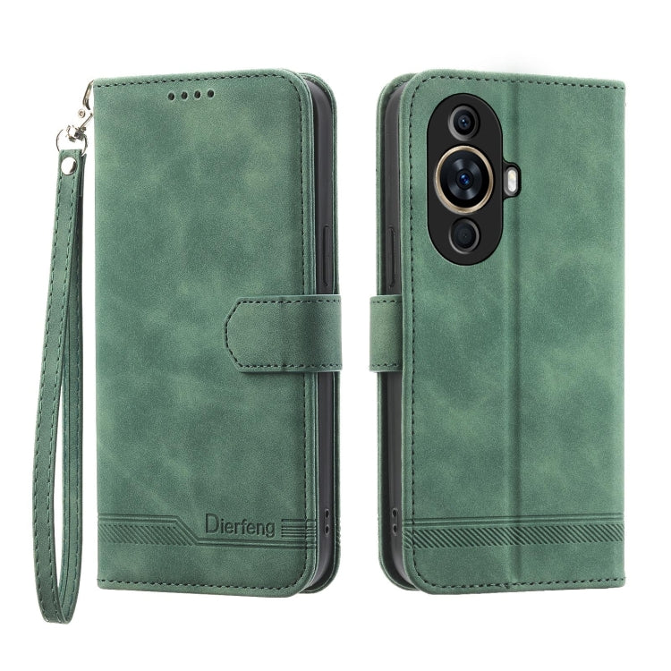 Dierfeng 夢幻線條TPU+PU手機皮套, For Huawei Mate 60 Pro, For Huawei nova 11 Pro 4G, For Huawei nova 11, For Huawei P60 / P60 Pro