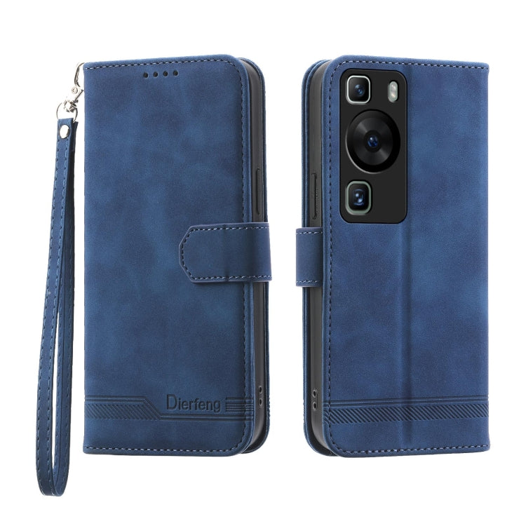 Dierfeng 夢幻線條TPU+PU手機皮套, For Huawei Mate 60 Pro, For Huawei nova 11 Pro 4G, For Huawei nova 11, For Huawei P60 / P60 Pro