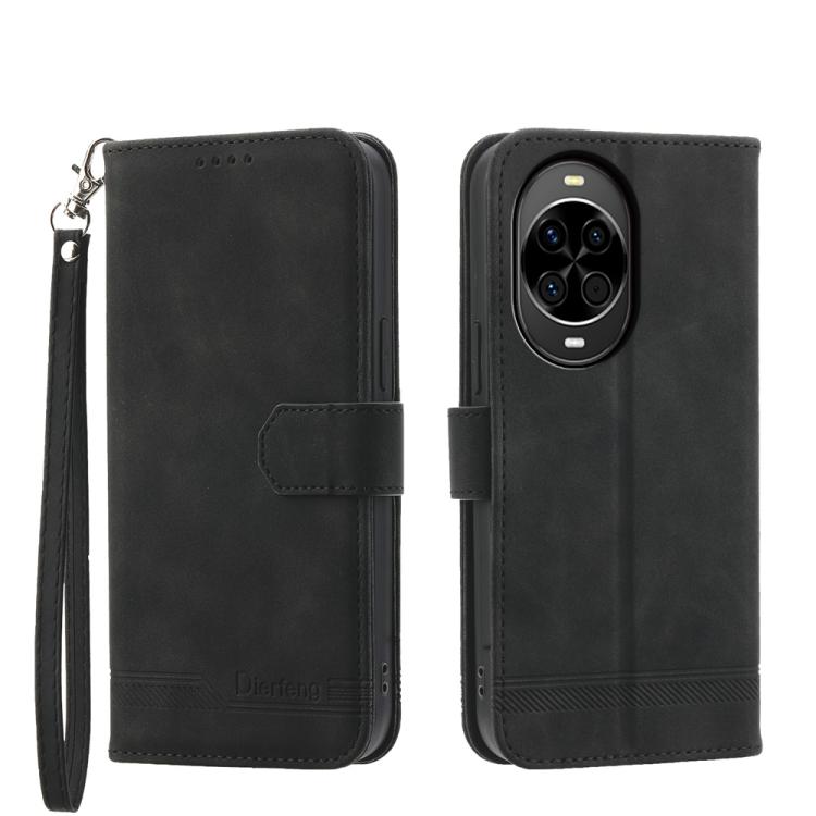 Dierfeng 夢幻線條TPU+PU手機皮套, For Huawei Pura 80 Ultra 5G, For Huawei Pura 80 Pro 5G / Pura 80 Pro+ 5G, For Huawei Pura 80 5G, For Huawei nova 14 Ultra, For Huawei nova 14 Pro, For Huawei nova 14, For Huawei nova 13 Pro, For Huawei Mate 60