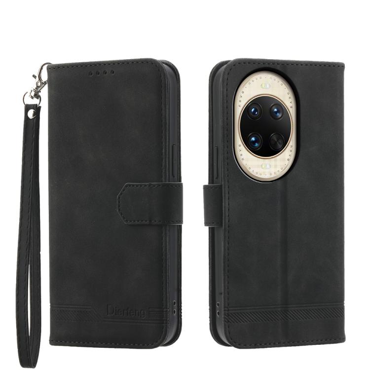 Dierfeng 夢幻線條TPU+PU手機皮套, For Huawei Pura 80 Ultra 5G, For Huawei Pura 80 Pro 5G / Pura 80 Pro+ 5G, For Huawei Pura 80 5G, For Huawei nova 14 Ultra, For Huawei nova 14 Pro, For Huawei nova 14, For Huawei nova 13 Pro, For Huawei Mate 60