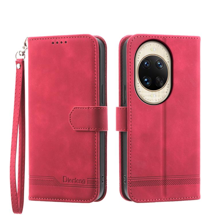 Dierfeng 夢幻線條TPU+PU手機皮套, For Huawei Pura 80 Ultra 5G, For Huawei Pura 80 Pro 5G / Pura 80 Pro+ 5G, For Huawei Pura 80 5G, For Huawei nova 14 Ultra, For Huawei nova 14 Pro, For Huawei nova 14, For Huawei nova 13 Pro, For Huawei Mate 60