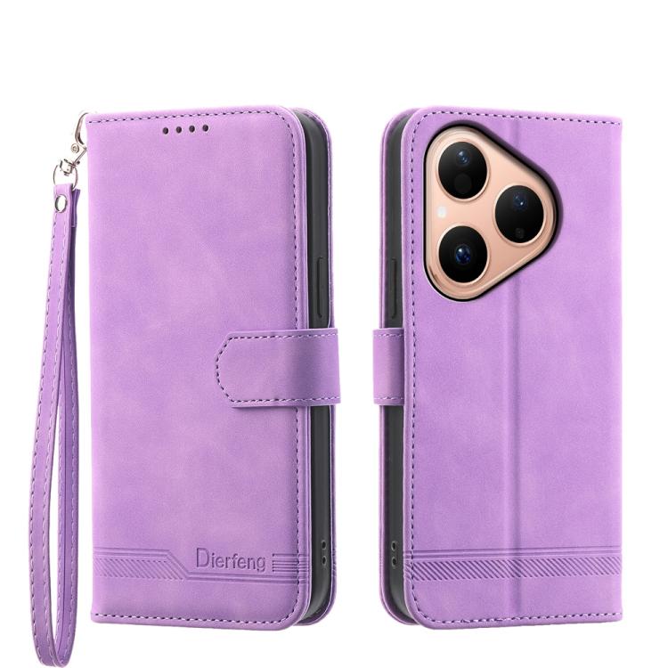 Dierfeng 夢幻線條TPU+PU手機皮套, For Huawei Pura 80 Ultra 5G, For Huawei Pura 80 Pro 5G / Pura 80 Pro+ 5G, For Huawei Pura 80 5G, For Huawei nova 14 Ultra, For Huawei nova 14 Pro, For Huawei nova 14, For Huawei nova 13 Pro, For Huawei Mate 60