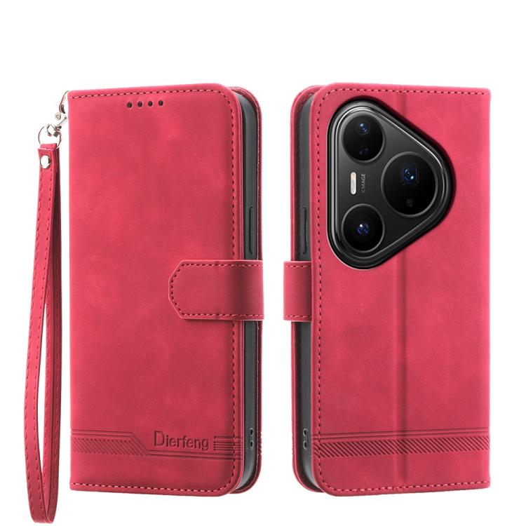 Dierfeng 夢幻線條TPU+PU手機皮套, For Huawei Pura 80 Ultra 5G, For Huawei Pura 80 Pro 5G / Pura 80 Pro+ 5G, For Huawei Pura 80 5G, For Huawei nova 14 Ultra, For Huawei nova 14 Pro, For Huawei nova 14, For Huawei nova 13 Pro, For Huawei Mate 60