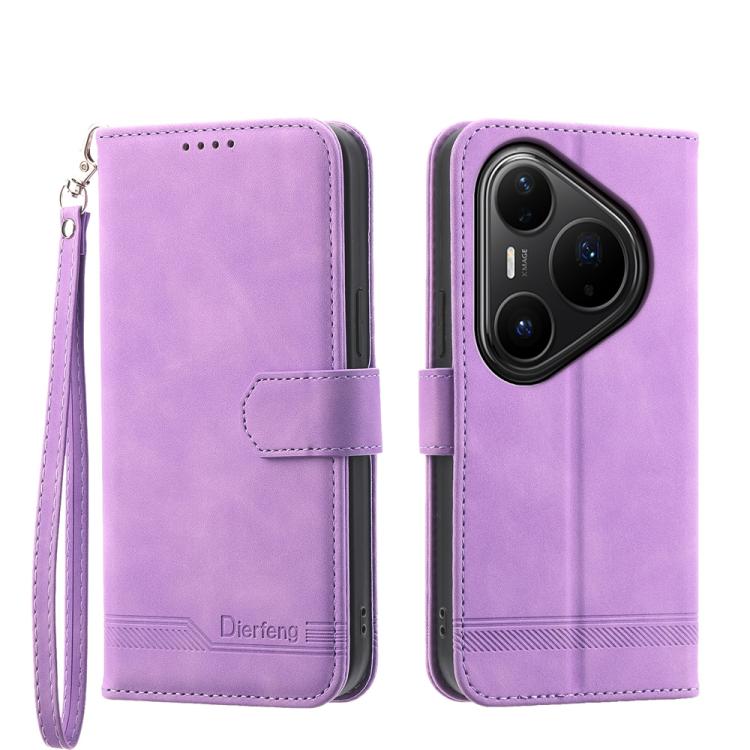 Dierfeng 夢幻線條TPU+PU手機皮套, For Huawei Pura 80 Ultra 5G, For Huawei Pura 80 Pro 5G / Pura 80 Pro+ 5G, For Huawei Pura 80 5G, For Huawei nova 14 Ultra, For Huawei nova 14 Pro, For Huawei nova 14, For Huawei nova 13 Pro, For Huawei Mate 60