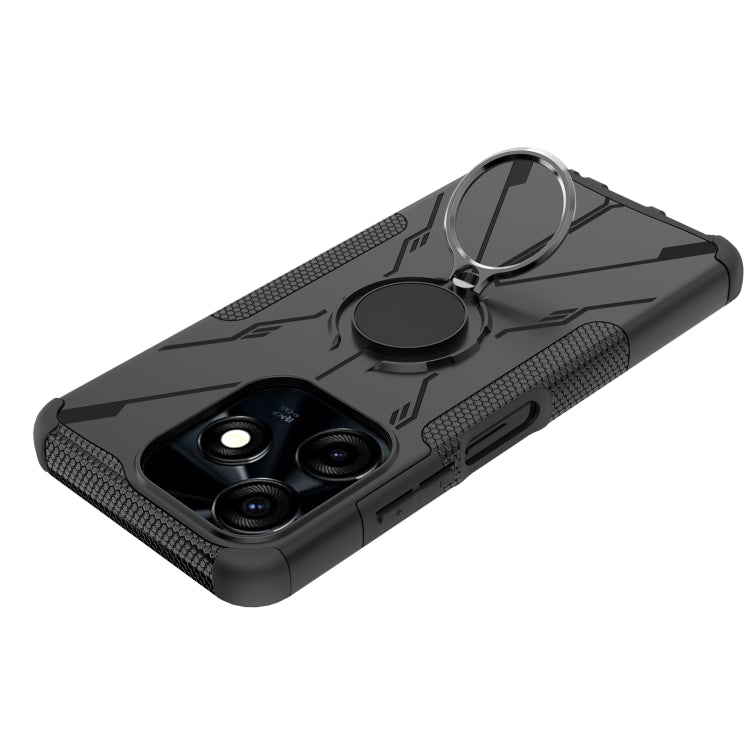 機甲熊 PC+TPU防摔手機殼 帶指環支架