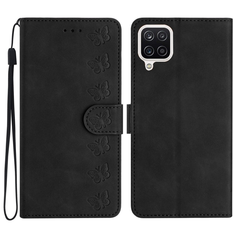 七隻蝴蝶壓花手機皮套, For Samsung Galaxy A13 5G, For Samsung Galaxy A14 5G, For Samsung Galaxy A20 / A30, For Samsung Galaxy A05s, For Samsung Galaxy S24 5G, For Samsung Galaxy A20e, For Samsung Galaxy A20s, For Samsung Galaxy A22 4G