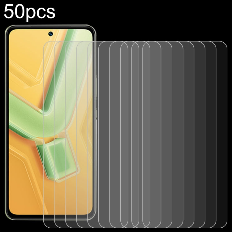 50個一賣 0.26mm 9H 2.5D 半屏鋼化玻璃保護膜, For vivo S50 Pro mini 5G, For vivo S50 5G, For vivo V60e 5G, For vivo Y500 Pro 5G, For vivo Y19s 5G, For vivo Y37t 5G, For vivo V60 Lite 4G, For vivo Y31 Pro 5G, For vivo Y31 5G 2025, For vivo V60 Lite 5G                ...
