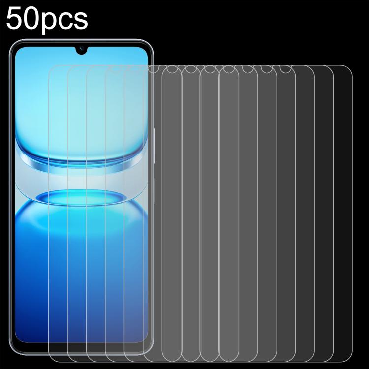 50個一賣 0.26mm 9H 2.5D 半屏鋼化玻璃保護膜, For vivo S50 Pro mini 5G, For vivo S50 5G, For vivo V60e 5G, For vivo Y500 Pro 5G, For vivo Y19s 5G, For vivo Y37t 5G, For vivo V60 Lite 4G, For vivo Y31 Pro 5G, For vivo Y31 5G 2025, For vivo V60 Lite 5G                ...