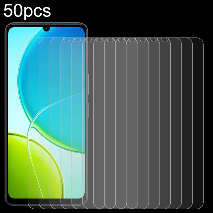 50個一賣 0.26mm 9H 2.5D 半屏鋼化玻璃保護膜, For vivo S50 Pro mini 5G, For vivo S50 5G, For vivo V60e 5G, For vivo Y500 Pro 5G, For vivo Y19s 5G, For vivo Y37t 5G, For vivo V60 Lite 4G, For vivo Y31 Pro 5G, For vivo Y31 5G 2025, For vivo V60 Lite 5G                ...