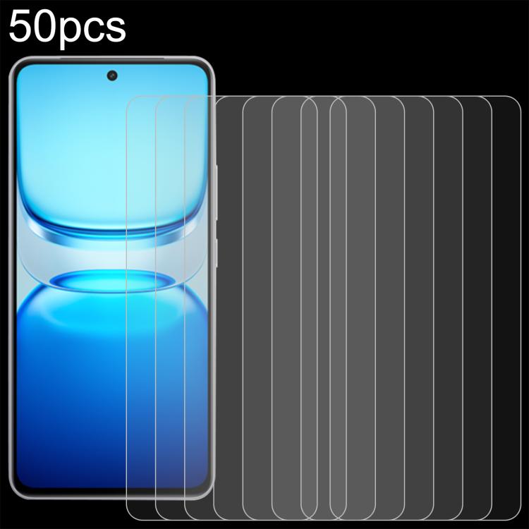 50個一賣 0.26mm 9H 2.5D 半屏鋼化玻璃保護膜, For vivo S50 Pro mini 5G, For vivo S50 5G, For vivo V60e 5G, For vivo Y500 Pro 5G, For vivo Y19s 5G, For vivo Y37t 5G, For vivo V60 Lite 4G, For vivo Y31 Pro 5G, For vivo Y31 5G 2025, For vivo V60 Lite 5G                ...