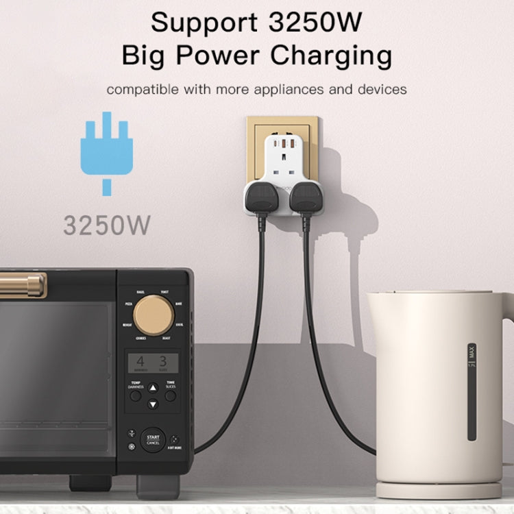 Yesido MC-15 PD+QC 3.0 3250W家用大功率快充排插