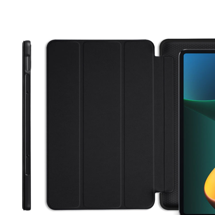 三折智能休眠平板皮套帶側貼筆槽