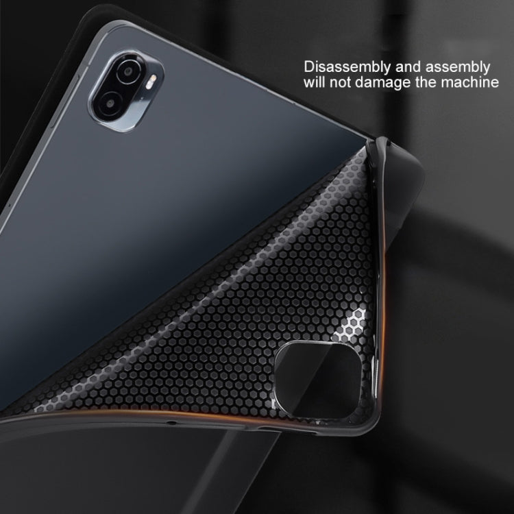 三折智能休眠平板皮套帶側貼筆槽