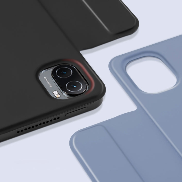 3折磁吸雙面夾帶搭扣平板皮套