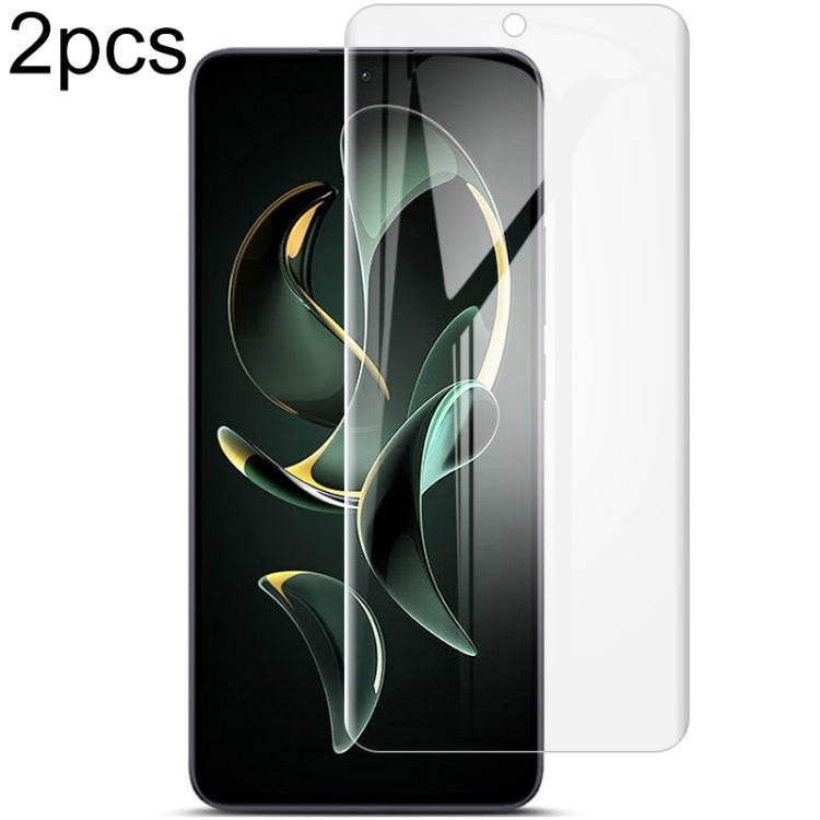 2片裝 艾美克 水凝盾3代 曲面全屏保護軟膜 高清屏貼, For Xiaomi 13 Ultra 5G, For Xiaomi Redmi K60 Ultra 5G, For Xiaomi 14 Pro 5G, For Xiaomi 14 5G, For Xiaomi Redmi Note 13 Pro+, For Xiaomi 13T / 13T Pro 5G
